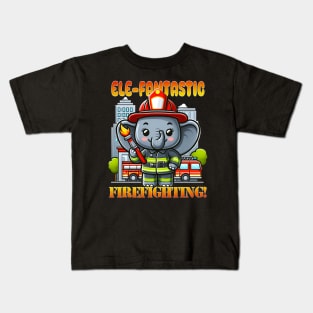 ele fantastic firefighting Kids T-Shirt